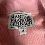 Marithé + François Girbaud Paris Pink Cropped Logo Sweatshirt Size M Size M Photo 3