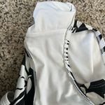 Lands' End  One Piece Floral Swimsuit Size Small UPF 50 Black White Beach Vacation Photo 7