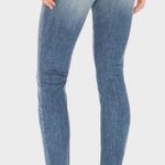 MOTHER High Waisted Looker Ankle In Popism Blue Size 26 Photo 1