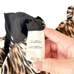 L'Agence Bobby Leopard Silk Paper Bag Wide Leg Belted Pants Sz 8 Photo 2