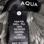 AQUA Bloomingdale ‎ Faux Fur  Vest Sleeveless  Grey Photo 6