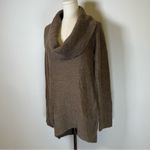 Oasis  Cowl Neck Tunic Sweater Oversized Brown Alpaca Blend Women’s Size US 8-10 Photo 2