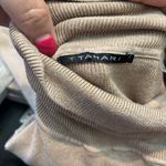 T Tahari  Women's Turtleneck Sweater‎ - Soft Beige size small Photo 3