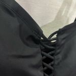 Torrid Black Wireless Racerback Lace-Up One Piece Swimsuit Size 2 (2X) Photo 7