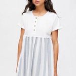 Urban Outfitters UO Margo Mixed Henley T-Shirt Dress Photo 0