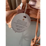 PilyQ NEW  Bikini Citrine Halter Top And Striped Orange Ruched Bottom Size S Photo 12