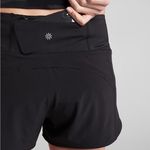 Athleta Running Free Shorts Athletic Black Activewear W1266 Sz M Photo 3