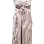 O'Neill Annabella Women's Pink Striped Jumpsuit Standard Size M Casual Summer Photo 2