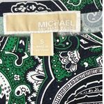 Michael Kors MICHAEL Paisley Mini Dress Sz Small Long Sleeve Boho Hippie Chic Photo 12