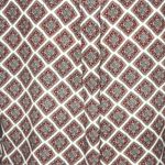 EXPRESS Shirt Womens XS White Red Geometric Portofino Office Casual Versatile Photo 5