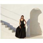 Delfi Collective Isadora Black Maxi Gown Formal Elegant Evening Dress M Size M Photo 9