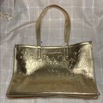 Bath & Body Works Disney Princess Tote Bag Gold Metallic Shopper Limited Edition Photo 0
