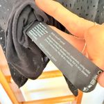 Eileen Fisher Confetti Laser Cut Black Silk Tunic Blouse XXS Photo 6