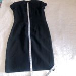 Lafayette 148  Wrap Belted Cap Sleeve Black Dress Size 8‎ Photo 7