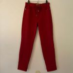Judy Blue  Garment Dyed Red Stretch Waist Straight Leg Joggers Women size 9 / 29 Photo 1