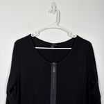 Sun Kim Zipper Dress Size Small Black Photo 3