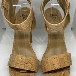 Cork Style Ankle Brace Open Toe Heels Photo 2