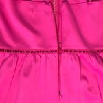 Tobi ‎ Dress Barbiecore Barbie NWT Bright Pink Mini Sleeveless Lattice Lace Med Photo 4