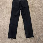 RE/DONE  originals high rise‎ button fly raw hem Jean faded black 25 Photo 7