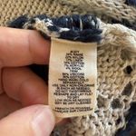 Moth Anthropologie EUC Beige Knit Texture and Mixed Fabric Vest White Size M Photo 5