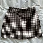 Never worn: black & white checkered miniskirt Photo 0