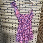 House Of Harlow X REVOLVE‎ Darma Pink And Blue Floral Dress Size Small Photo 2