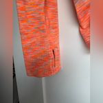 Athleta  Fastest Track Half-Zip Long Sleeve Top Heathered Orange Pullover Medium Photo 3