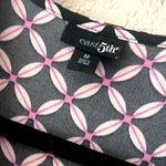 East 5th Adorable  Ruffle Detail Faux Wrap Knee Length Dress (M) Photo 5