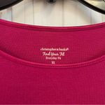 Christopher & Banks  Fuchsia Long Sleeve Top Photo 2