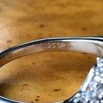 Rose De France Amethyst Sterling Silver Cocktail Ring Size 10 Purple Photo 6