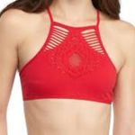 Free People NWT RED Hanalei Bralette Photo 2