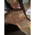 Jansport  Cross Town School Backpack With Front Pocket Grey Bouquet Floral Print Photo 7