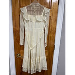 Gunne Sax Vintage 70’s Boho  Prairie Victorian Style Layered Ruffle Maxi Dress Photo 5