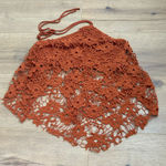 Free People Terracotta Crochet Halter Photo 0