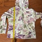 Caribbean Joe Island Supply Co blue with leaves hoodie zipper jacket. PM Photo 9