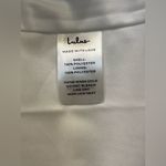 NWT Lulus Lovely Florals White Floral Jacquard Halter Midi Dress Size Medium Photo 4