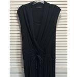 Olivaceous Oliviaceous Black Sleeveless Tank‎ Maxi Dress Size Medium Elastic/Tie Waist Photo 1