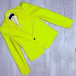 ZARA  basic long sleeve yellow button front cardigan blazer jacket medium Photo 0