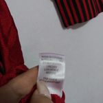 Aria  Red Zip-Up Romper Zip Front Stretchy Street Wear Retro Festival Size M Photo 6