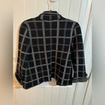 Moth By Anthropologie Black and White Plaid Windowpane Blazer Size XS Photo 5