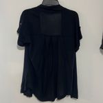 autumn cashmere  Black Short Sleeve Cardigan Size XS EUC Photo 5