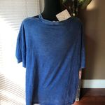 Free People  Blue Lagoon Shirt NWT Photo 2