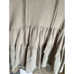 Impressions  Tunic Top Mini Dress Boutique Tiered Cotton Gauze Spring Summer Boho Photo 5