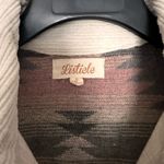 Listicle Aztec Corduroy Jacket Cream/Pink/Gray Small White Photo 1