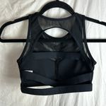 Queenieke  Wirefree Racerback Mesh Sports Bra Black Size Xsmall Photo 4