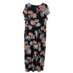 City Chic  Black Summer Floral Jumpsuit NEW Photo 2