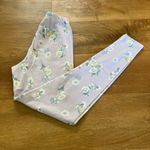 Disney Size Medium Vintage Store Winnie the Pooh Purple Floral Print Leggings Photo 6