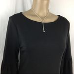 White House | Black Market Black Bell Half Sleeve Mini Shift Dress By  S Photo 4