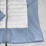 KJUS Women's Retention Golf Jacket Insulated Full Zip White Size 40 or Large Blue Photo 4