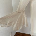 Silk Boho long bell sleeve shirt Photo 2